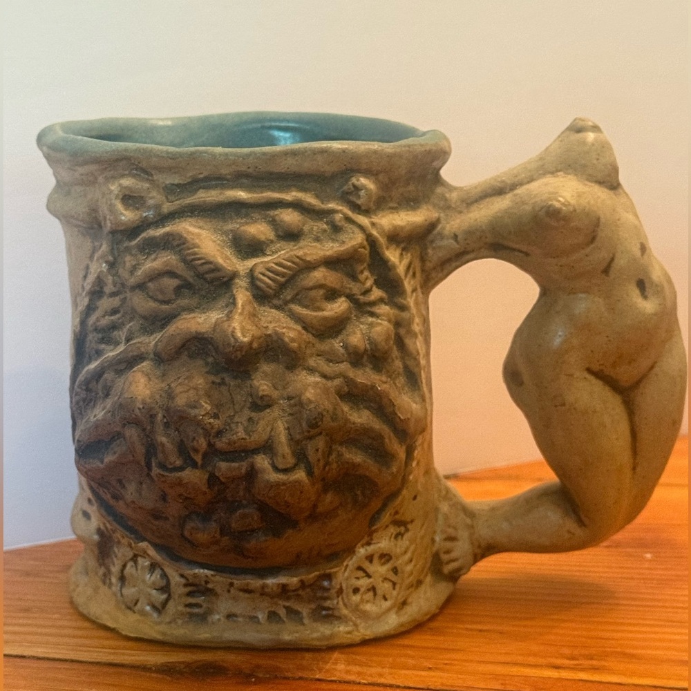 Vintage Jim Rumph Mug Ogre & Headless Maiden